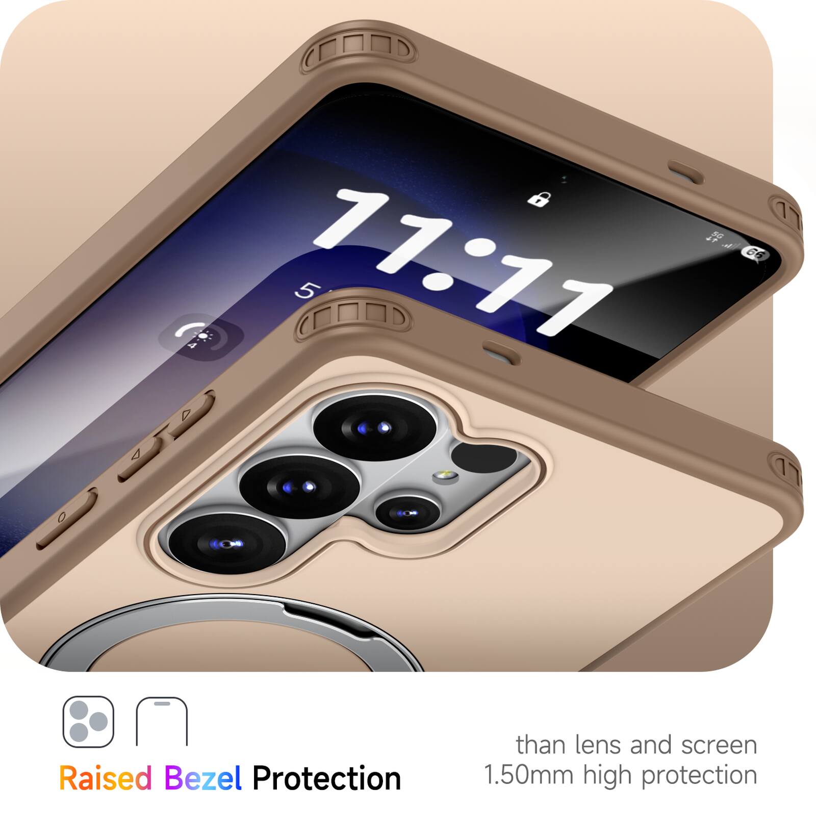 4 D 6 48 5 17.17 17 C6 17 1 0 Raised Bezel Protection than lens and screen 1.50mm high protection