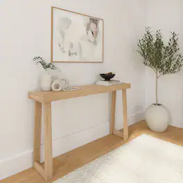 Plank+Beam - Classic Console Table (56in / 1420mm) - Blonde