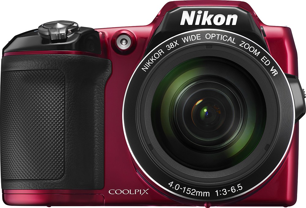 Nikon Coolpix L840 16.0-Megapixel Digital Camera Red 26486 - Best Buy
