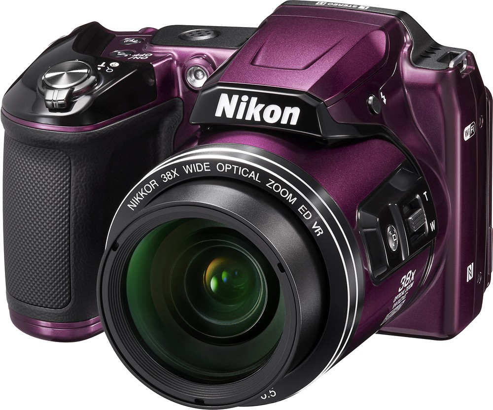 Best Buy: Nikon Coolpix L840 16.0-Megapixel Digital Camera Plum 26487