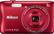Front. Nikon - Coolpix S3700 20.1-Megapixel Digital Camera - Red.