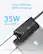 Quick 35W Max USB-C Charging
35W Max USB-C
Note: Data based on internal testing. 35W fast charging is available only via the USB-C1 port, while the additional USB-C port supports up to 15W.