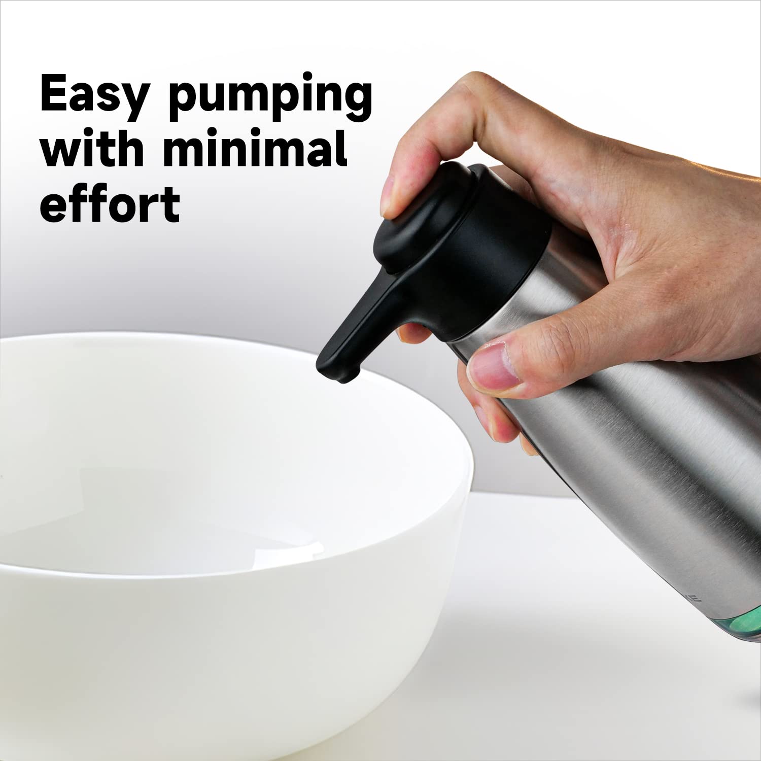 Easy pumping with minimal effort