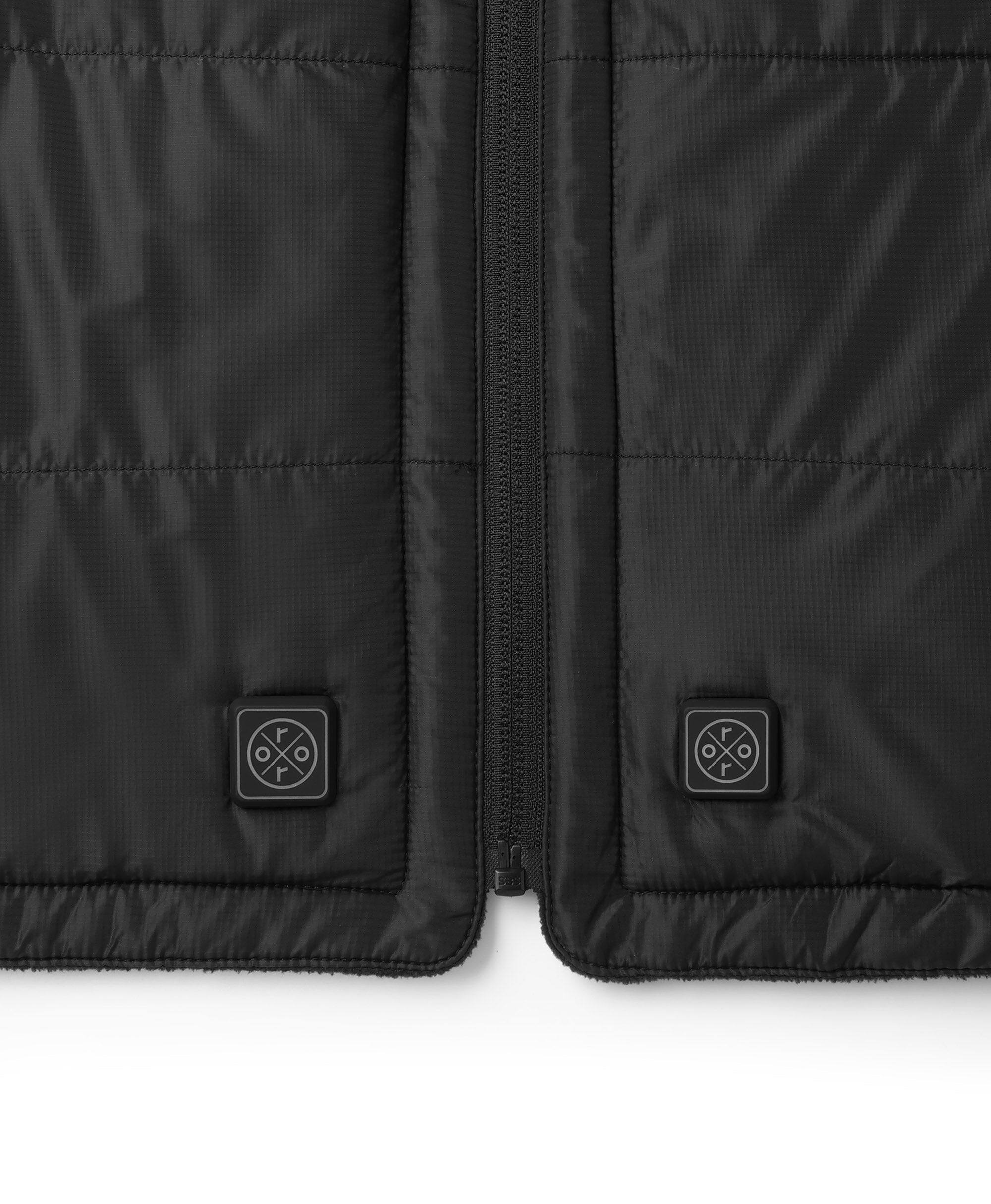 Alt View 5. ororo - Heated Dual Control Poncho Blanket - Black.