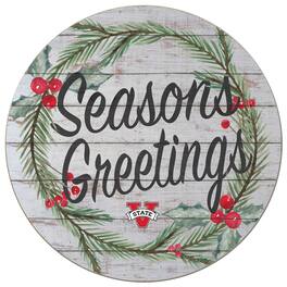 Jardine - Valdosta State Blazers 20'' x 20'' Season's Greetings Circle - White