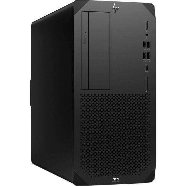 Front. HP - HP Z2 G9 Workstation - 1 Core i7 14th Gen i7-14700 - 32 GB - 1 TB SSD - Tower - Black - Smart Buy - Intel W680 Chip - Black.