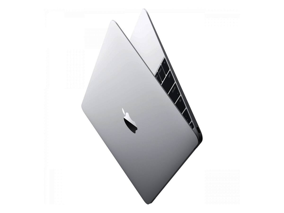 Back. Apple - Apple 12" MacBook (Mid 2017, Space Gray) (Spanish Keyboard) MNYG2E/A - Space Gray.