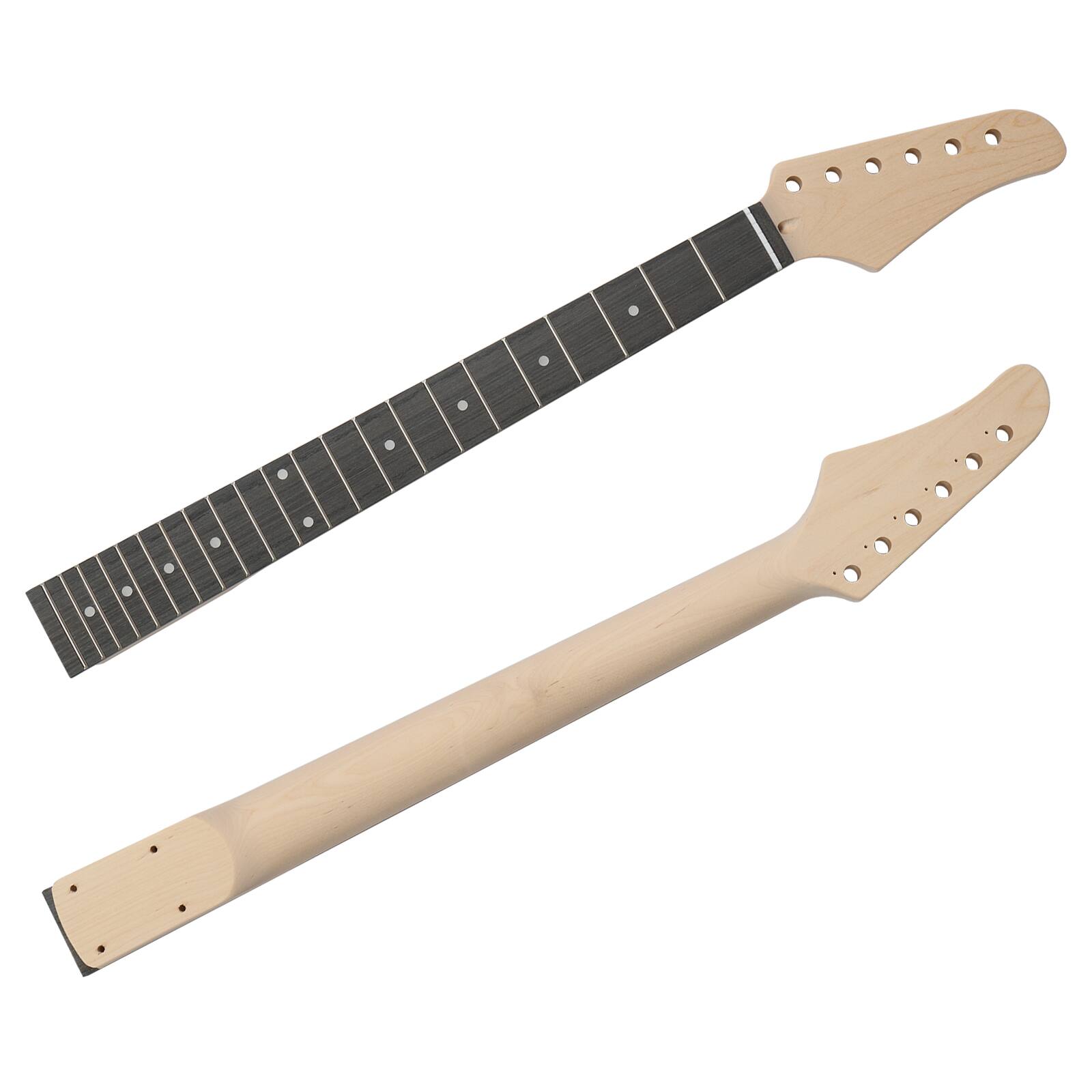 Alt View 4. Winado - DIY 6 String 170 Style Electric Guitar Kits with Mahogany Body, W/Maple Neck, Shoulder Strap for Student Beginner.