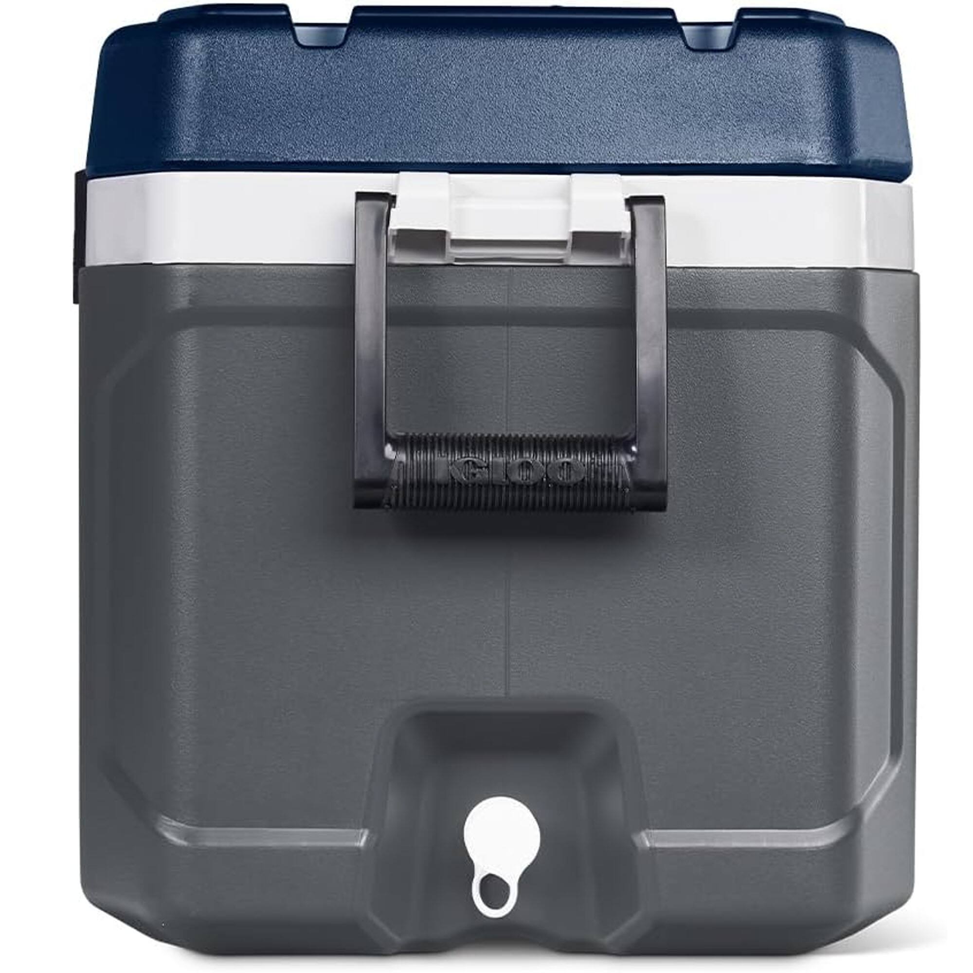 Alt View 3. Igloo - IGLOO MaxCold Lattitude 54 Qt Cooler, Carbonite/Aegean Sea Blue - Carbonite/Aegean Sea Blue.