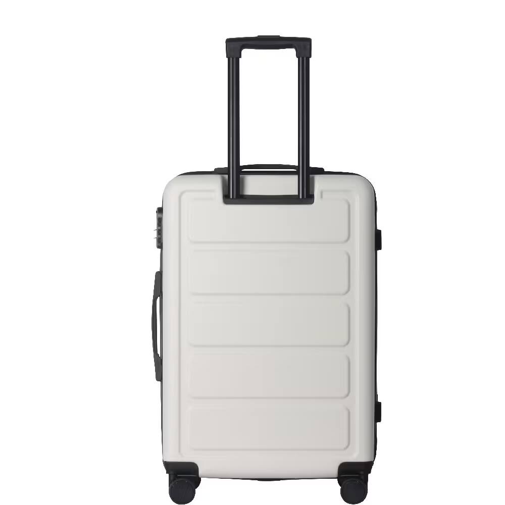 Alt View 5. Bestier - 3-Piece ABS Hardshell Luggage Set (20”/24”/28”) with Spinner Wheels, Lightweight Durable Suitcases - white.