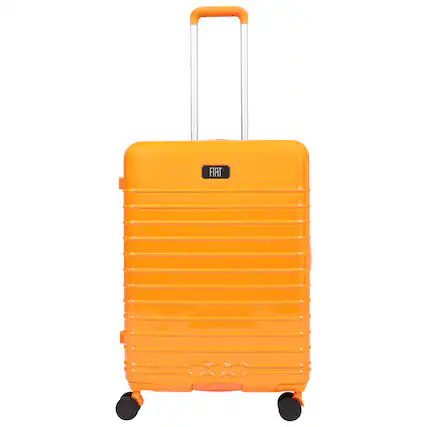 Front. Ful - 26.5" Expandable Hardside Spinner Luggage - ORANGE.