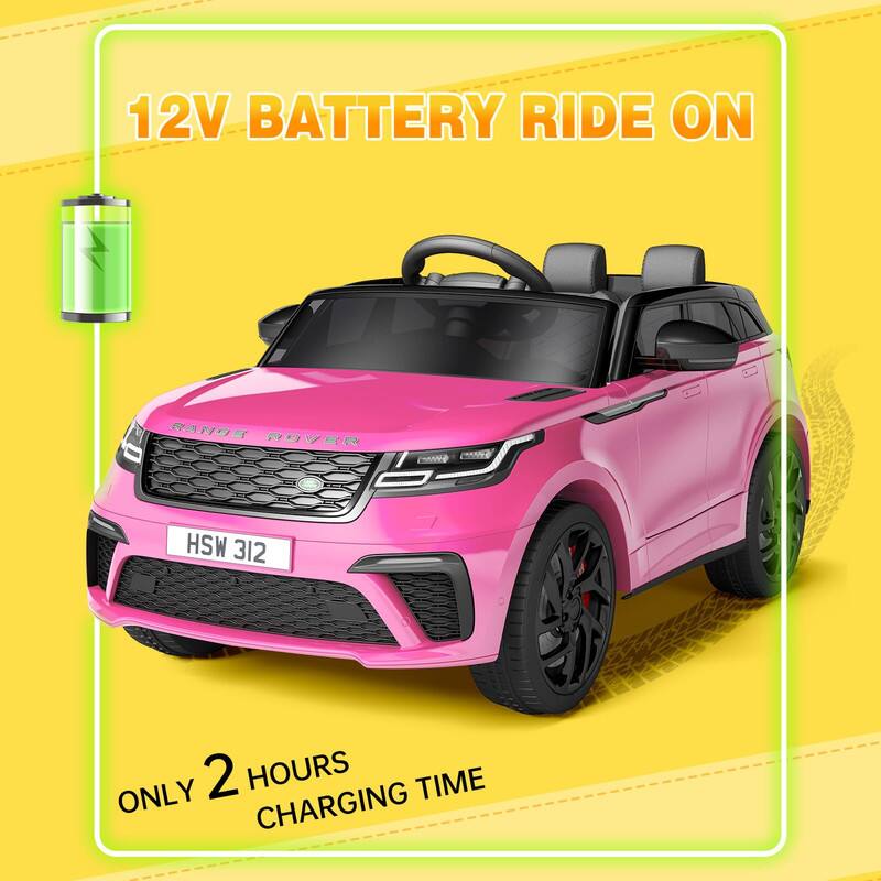 12V Battery Ride On  
Range Rover  
HSW 312  
Only 2 Hours Charging Time