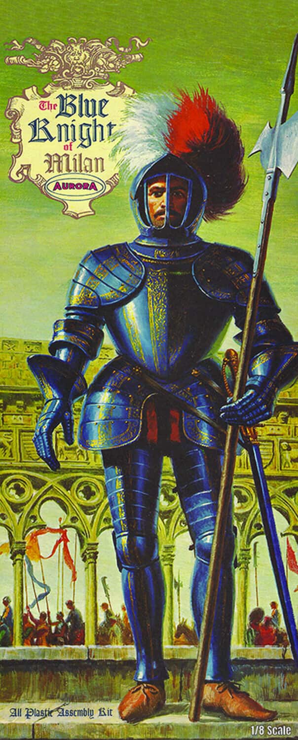 PopMarket - Aurora - 1:8 Scale Model Kit - Blue Knight of Milan - COLLECTIBLES - Multicolor