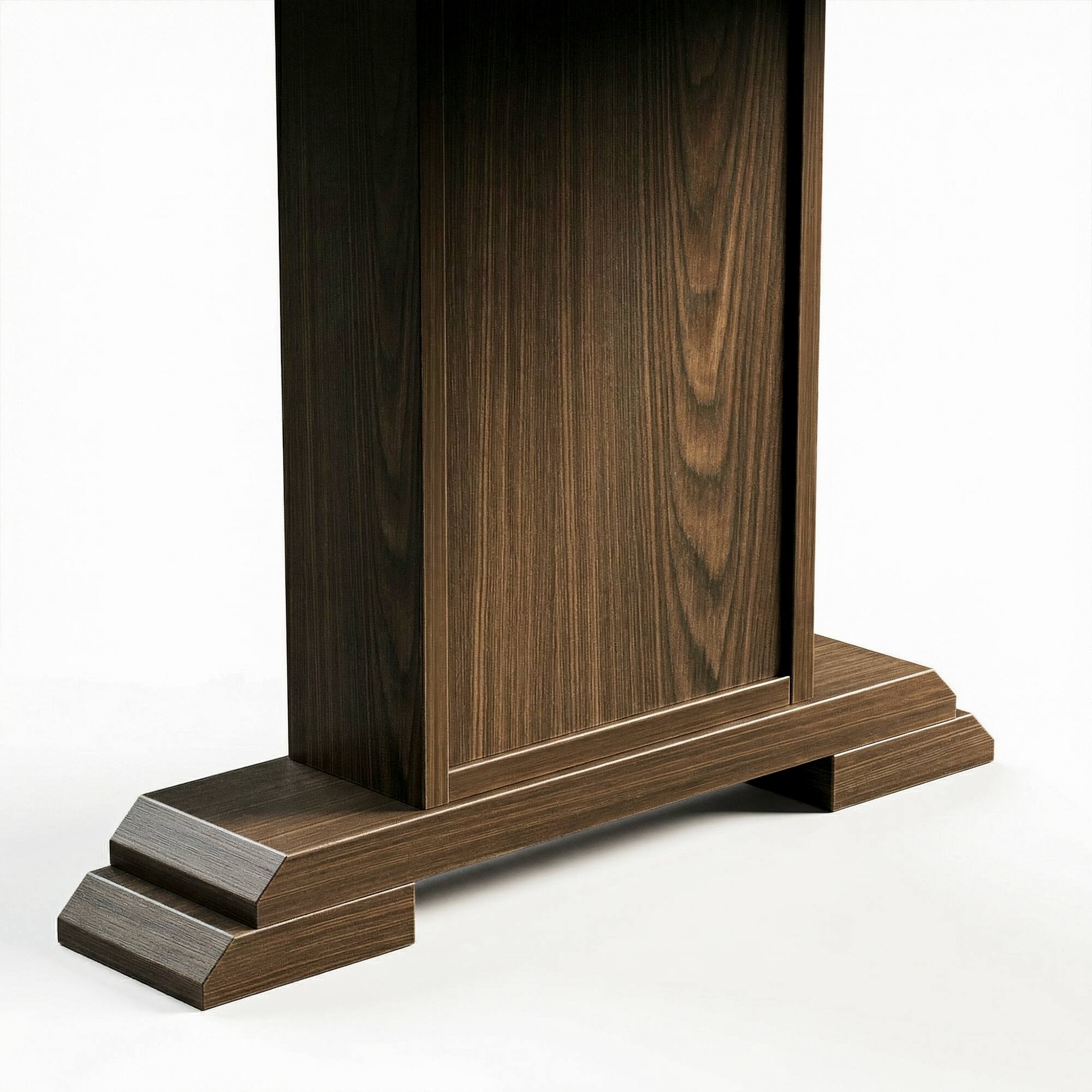 Alt View 9. Homsee - Elm Wood Electric Standing Desk - Adjustable Height Desk with Dual Motors for Home Office, Study, Workplace - Brown.