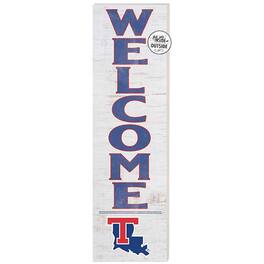 Jardine - Louisiana Tech Bulldogs 10'' x 35'' Indoor/Outdoor Welcome Sign - White