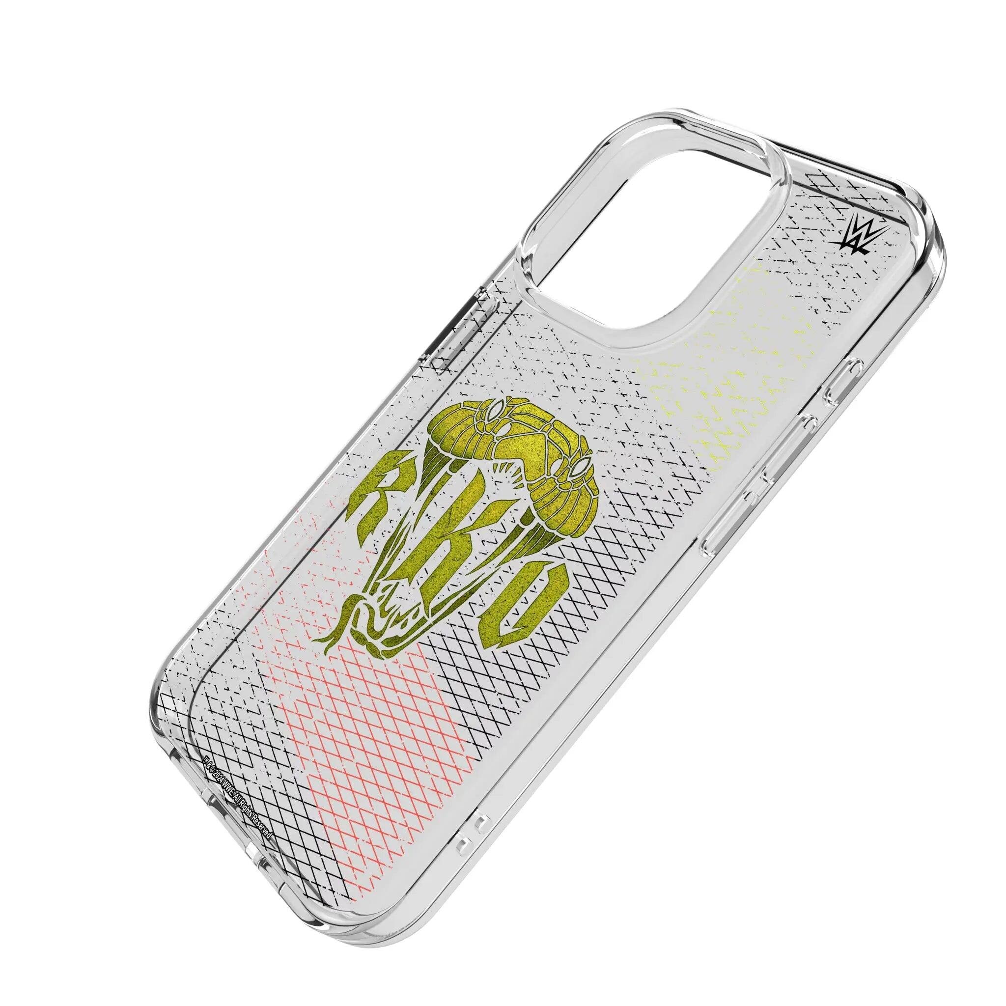 Angle. Keyscaper - WWE Steel Clear Phone Case - Apple iPhone 14 - Randy Orton.