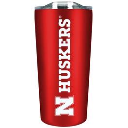 The Fanatic Group - Nebraska Huskers 18oz. Stainless Soft Touch Tumbler - Multicolor