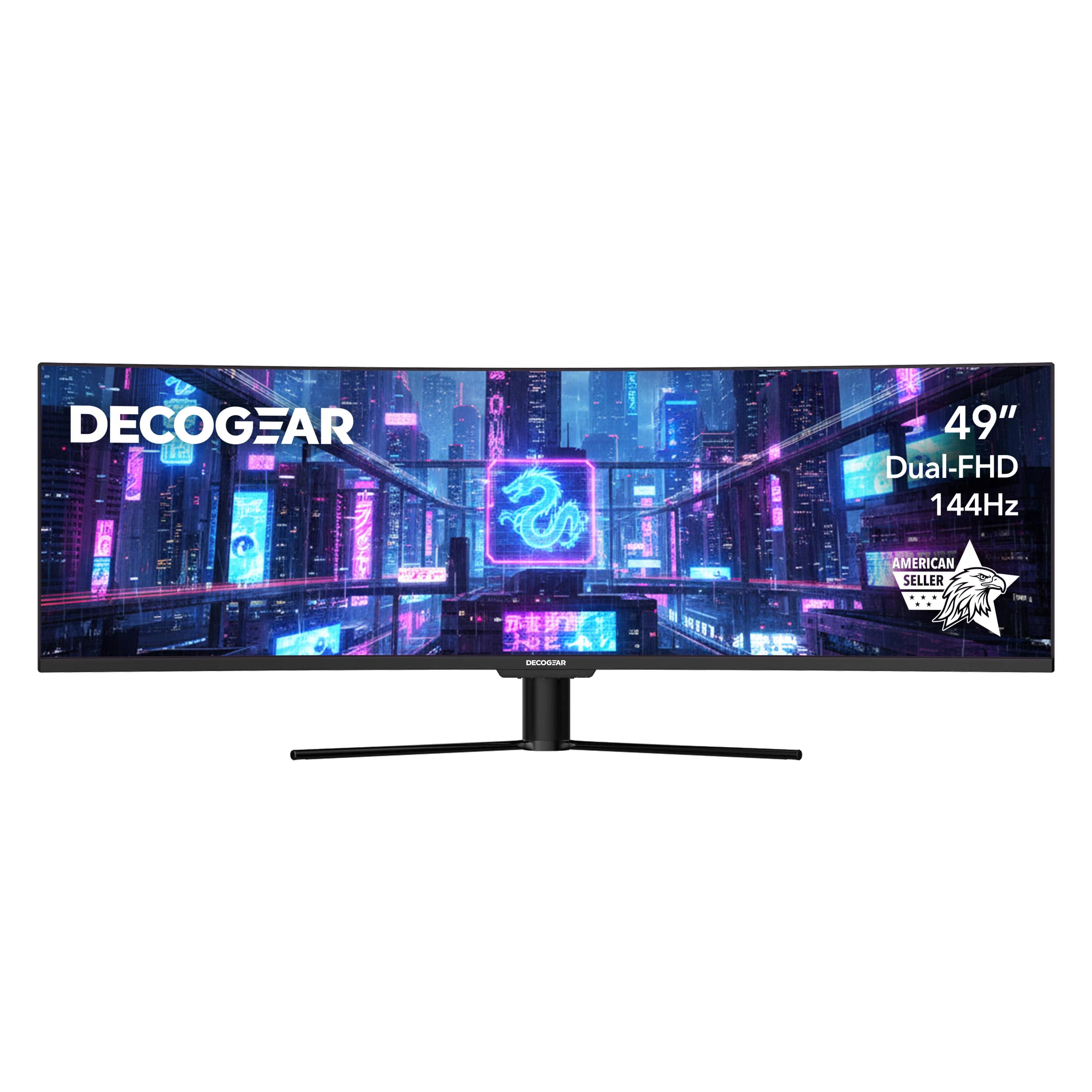 DECOGEAR 49" Dual-FHD 144Hz AMERICAN SELLER