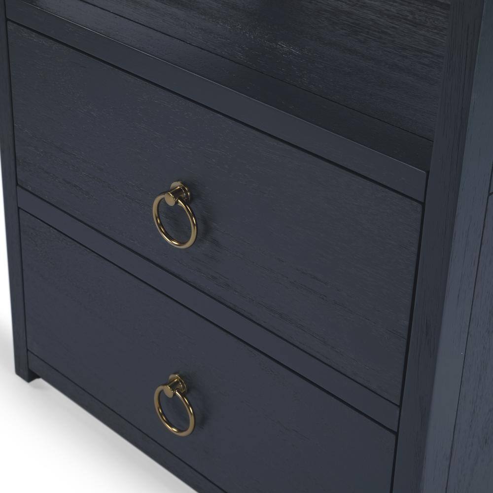Alt View 10. Butler Specialty - Lark Nightstand - Navy Blue.