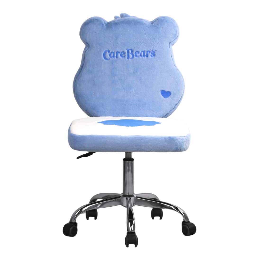 Impressions Vanity Co. - Care Bears™ Grumpy Bear Swivel Vanity Chair - Blue