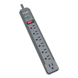 Kensington - K38217NA 540 J 7 AC Outlets 6 ft. Cord Guardian Premium Surge Protector - Gray