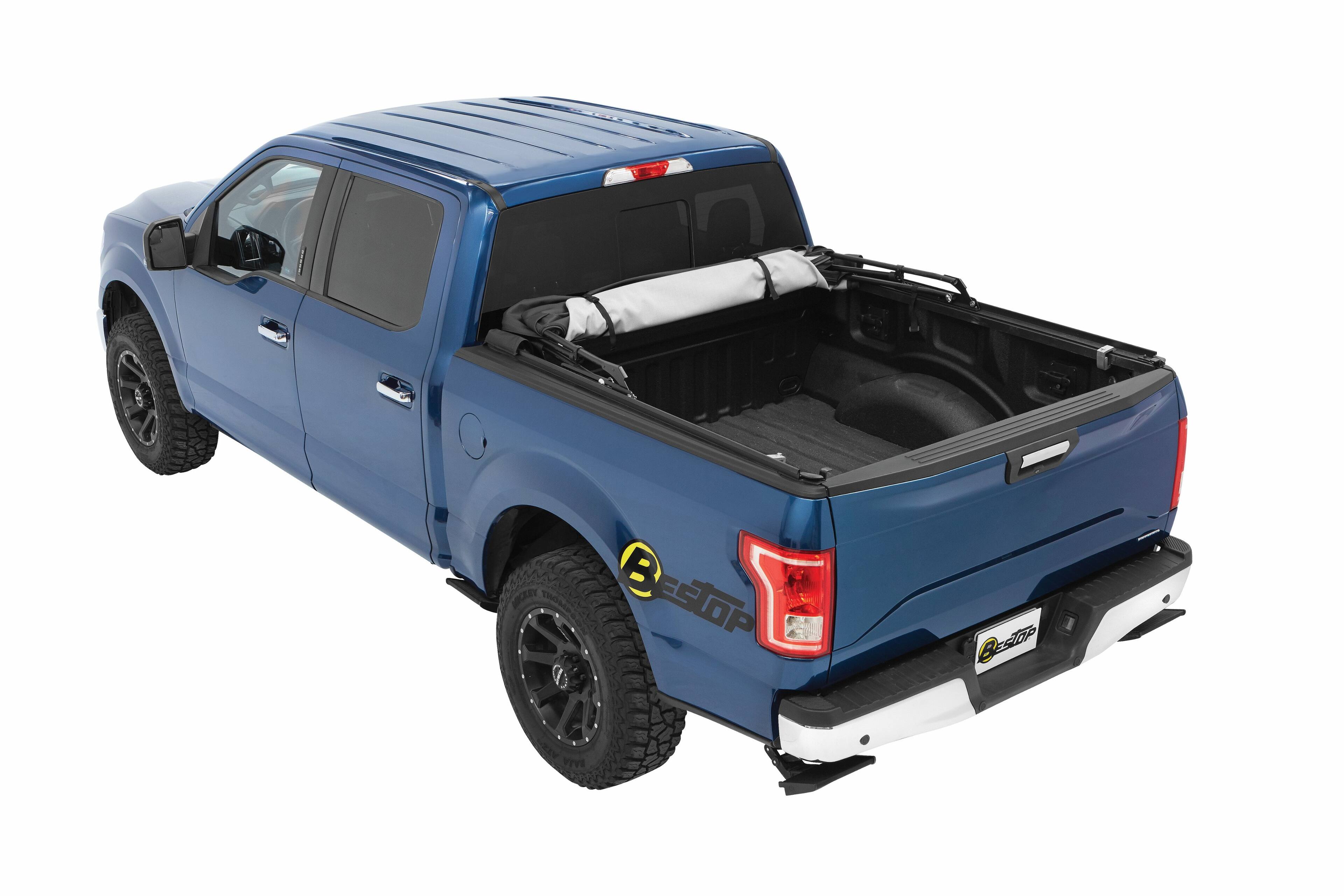 Back. Bestop - Supertop for Truck 2 - '19-Current Silverado/Sierra 1500; For 5.8 ft. bed; w/o Carbon Fiber Bed - Black.
