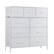 Front. Bestier - 9 Drawer 39.37 in.W Fabric Storage Tower Dresser Wooden Top for Kid Room, Closet, Entryway, Nursery - White.
