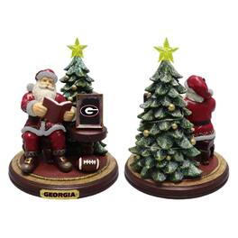 The Memory Company - Georgia Bulldogs Christmas Story Santa Figurine - Multicolor