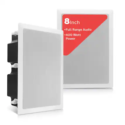 8 Inch
Full Range Audio
400 Watt Power