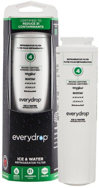 everydrop Push-In Refrigerator Water Filter in the Refrigerator