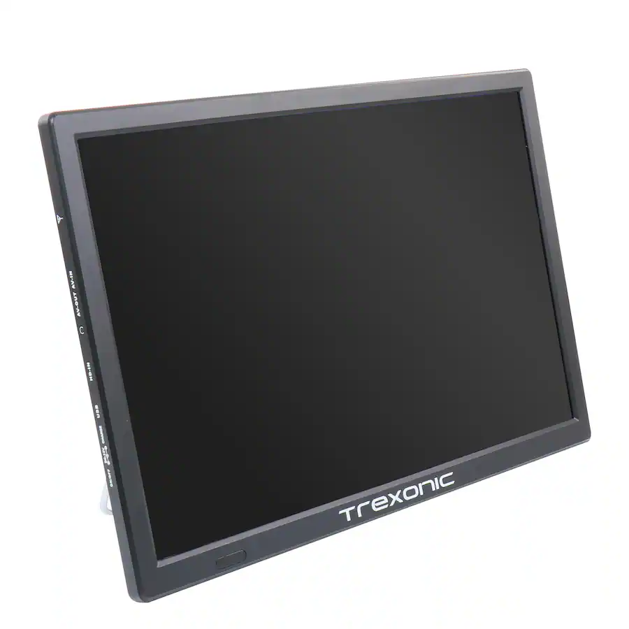Trexonic Portable Rechargeable 15.4 Inch LED TV with HDMI, SD/MMC, USB ...