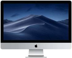 Front. Apple - iMac 27-Inch "Core i5" 3.7 (5K, 2019) 8GB - 2TB FUSION - Silver.