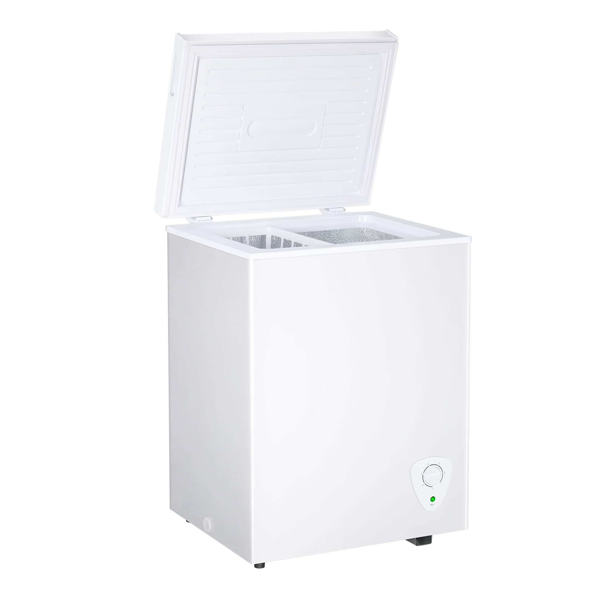 Parrot Uncle - 3.5 Cu. Ft Garage Compact Ready Chest Freezer - White
