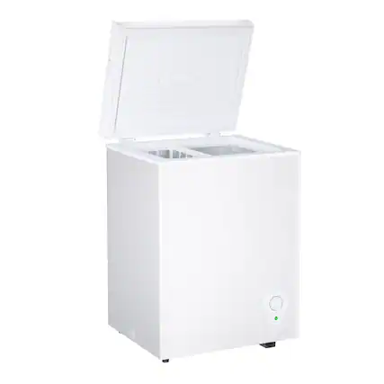 Front. Parrot Uncle - 3.5 Cu. Ft Garage Compact Ready Chest Freezer - White.