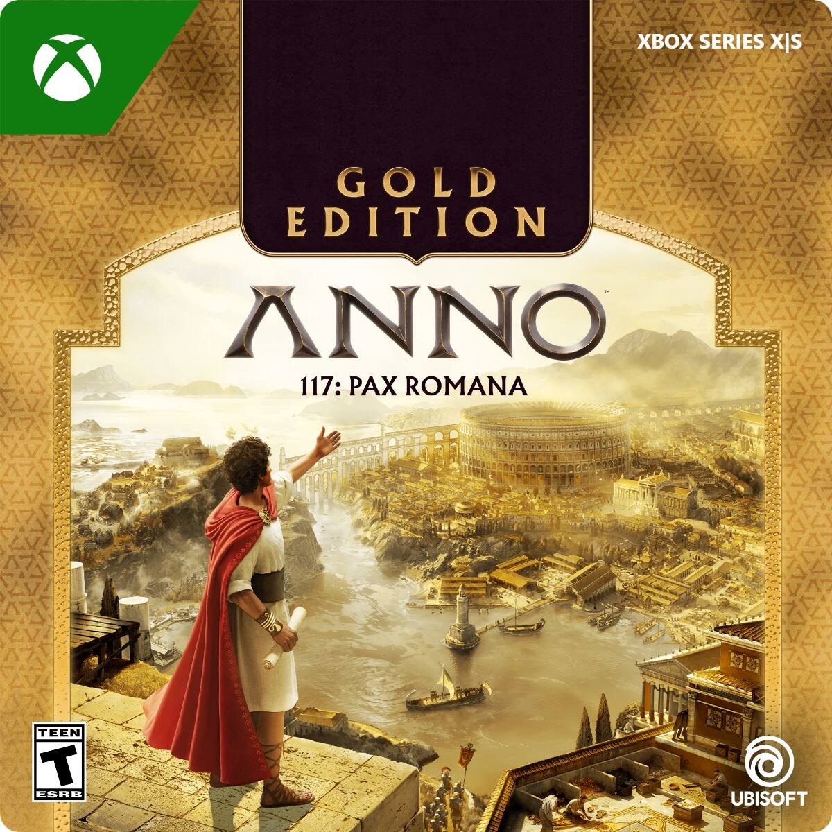 XBOX SERIES X|S
GOLD EDITION
ANNO 117: PAX ROMANA
TEEN T ESRB
UBISOFT - T (Teen 13+)