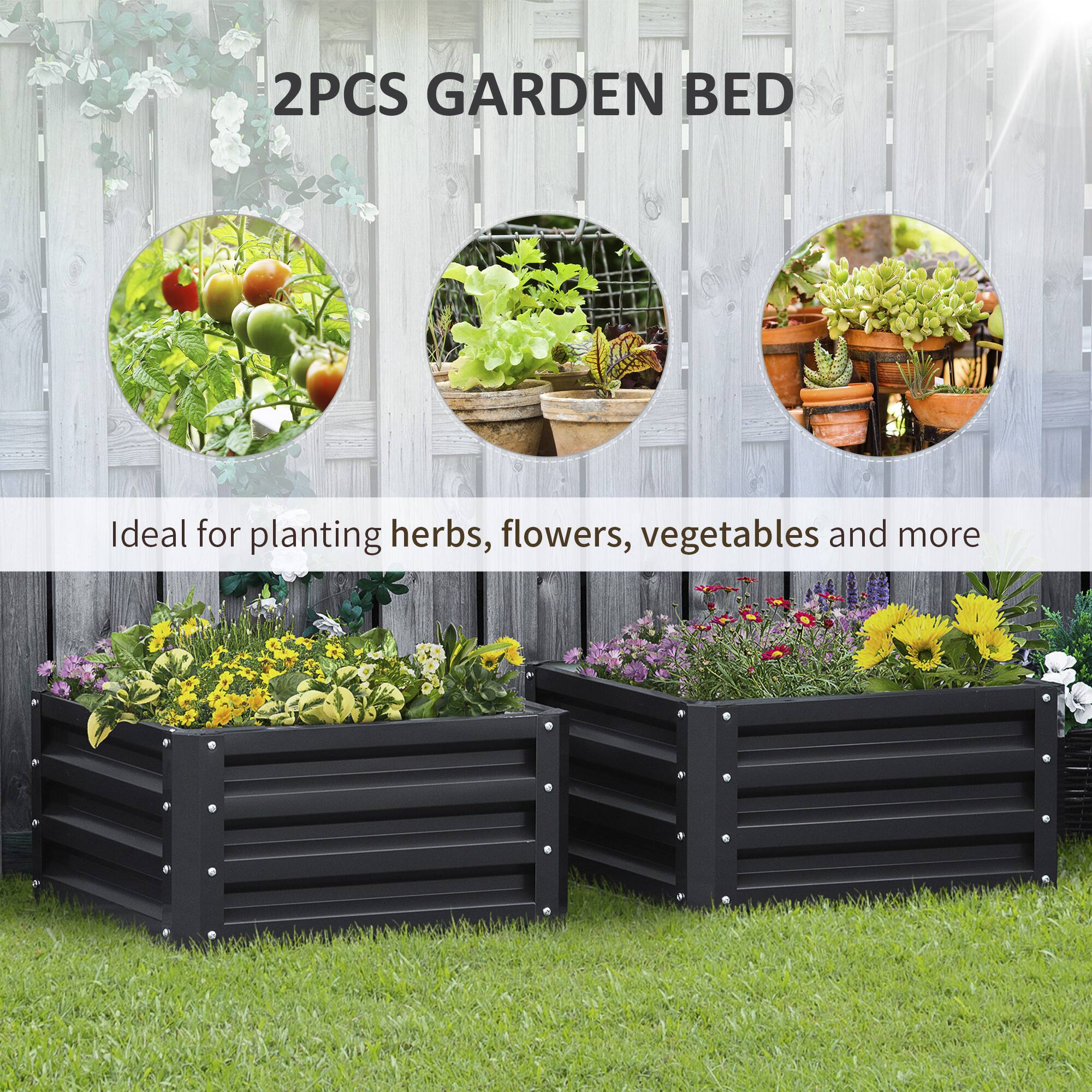 2PCS GARDEN BED

Ideal for planting herbs, flowers, vegetables and more