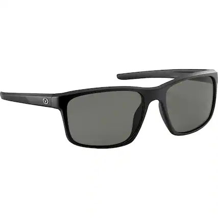 Front. Flying Fisherman - Flying Fisherman Rip Current Polarized Sunglasses - Matte Black/Smoke - Matte Black/Smoke.