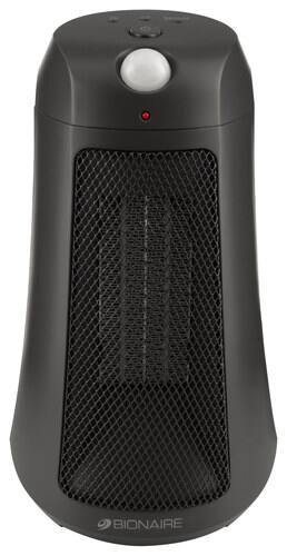 Front Standard. Bionaire - Ceramic Office Heater - Black.