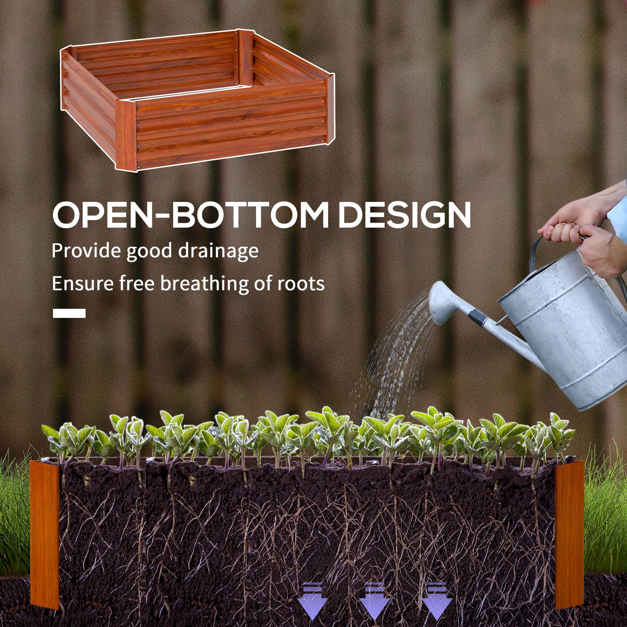 OPEN-BOTTOM DESIGN
Provide good drainage
Ensure free breathing of roots