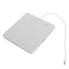 Front. Topteng - Type-C External BD Combo Drive – Read Blu-ray, DVD & CD, Touch Buttons, Write DVD/CD, Fit for PC & Mac - Silver.