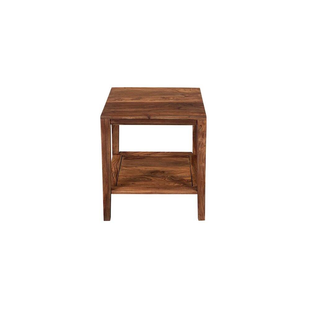 Alt View 1. Porter Designs - Fall River Solid Sheesham Wood End Table - Natural.