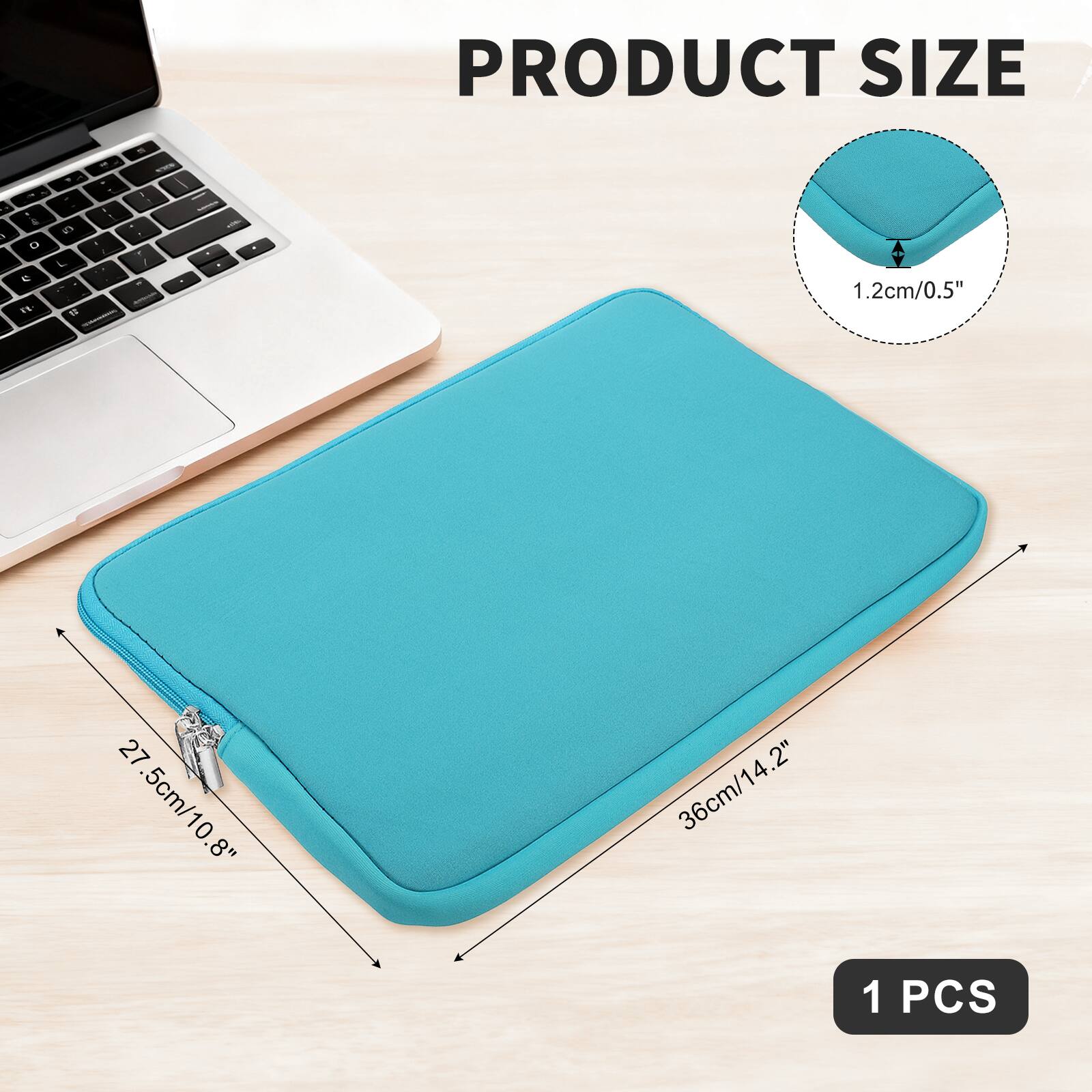PRODUCT SIZE

1.2cm/0.5"  
27.5cm/10.8"  
36cm/14.2"  

1 PCS
