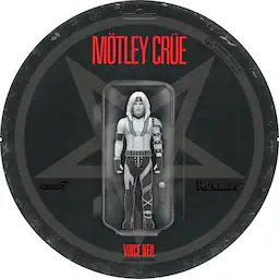 Motley Crue - Super7 - Motley Crue - ReAction Figures Wv2 - Vince Neil (Shout At The Devil - Black & - Collectibles