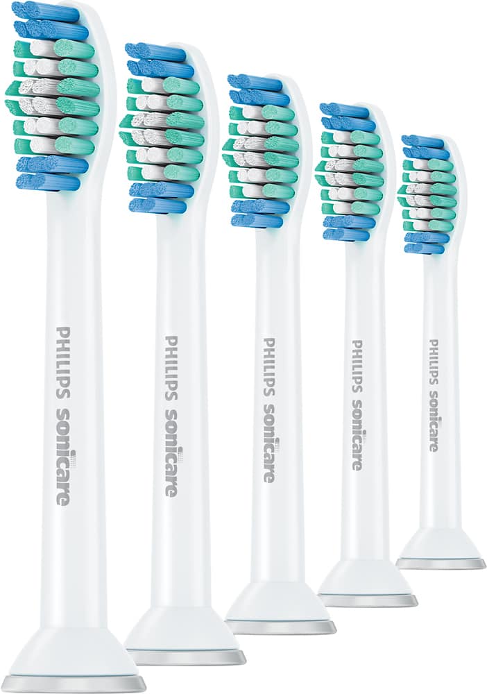 Philips Sonicare - Simply Clean Brush Heads (5-Pack) - White - Angle_Zoom
