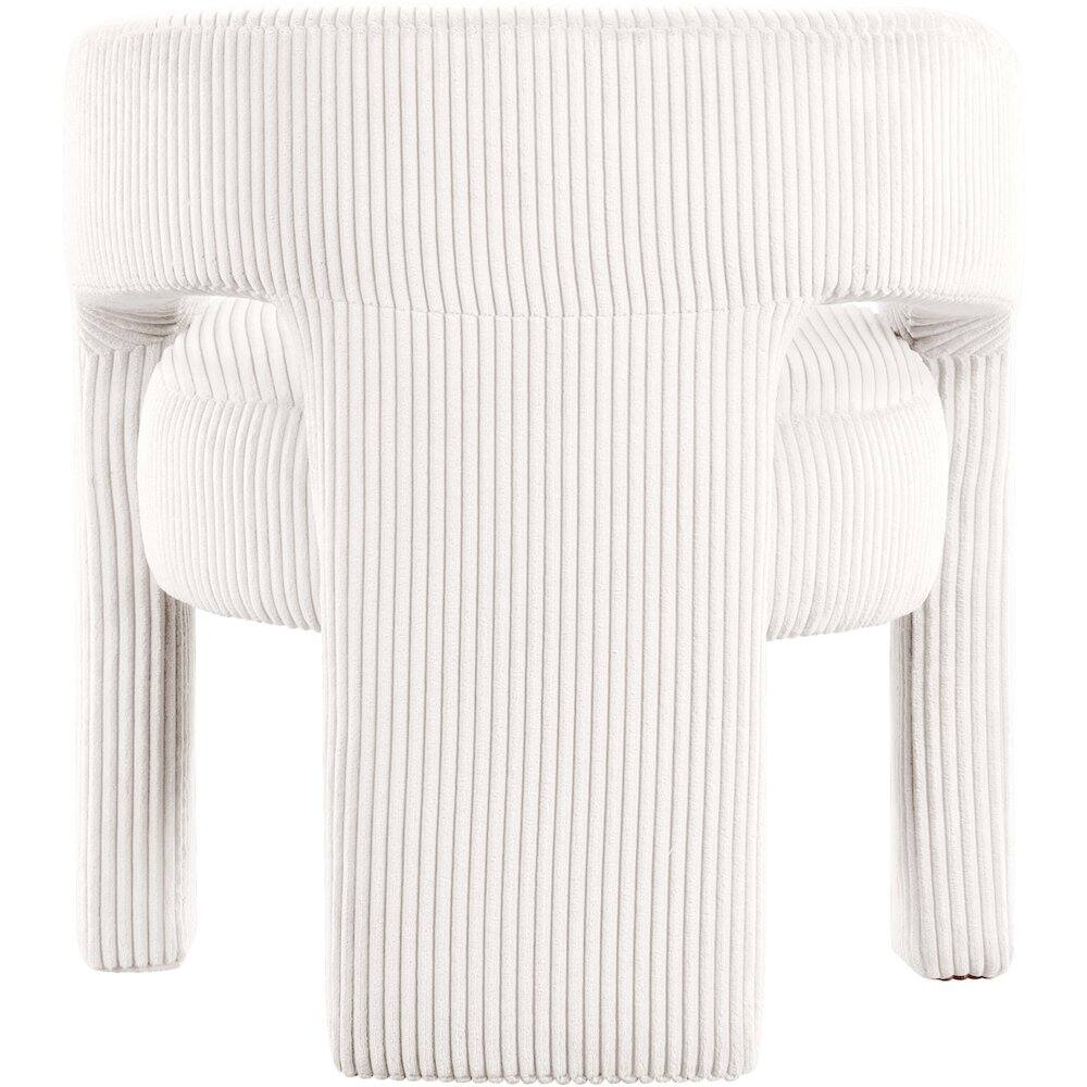 Alt View 4. Meridian Furniture - Riz Cream Corduroy Fabric Accent/Dining Chair - Beige.