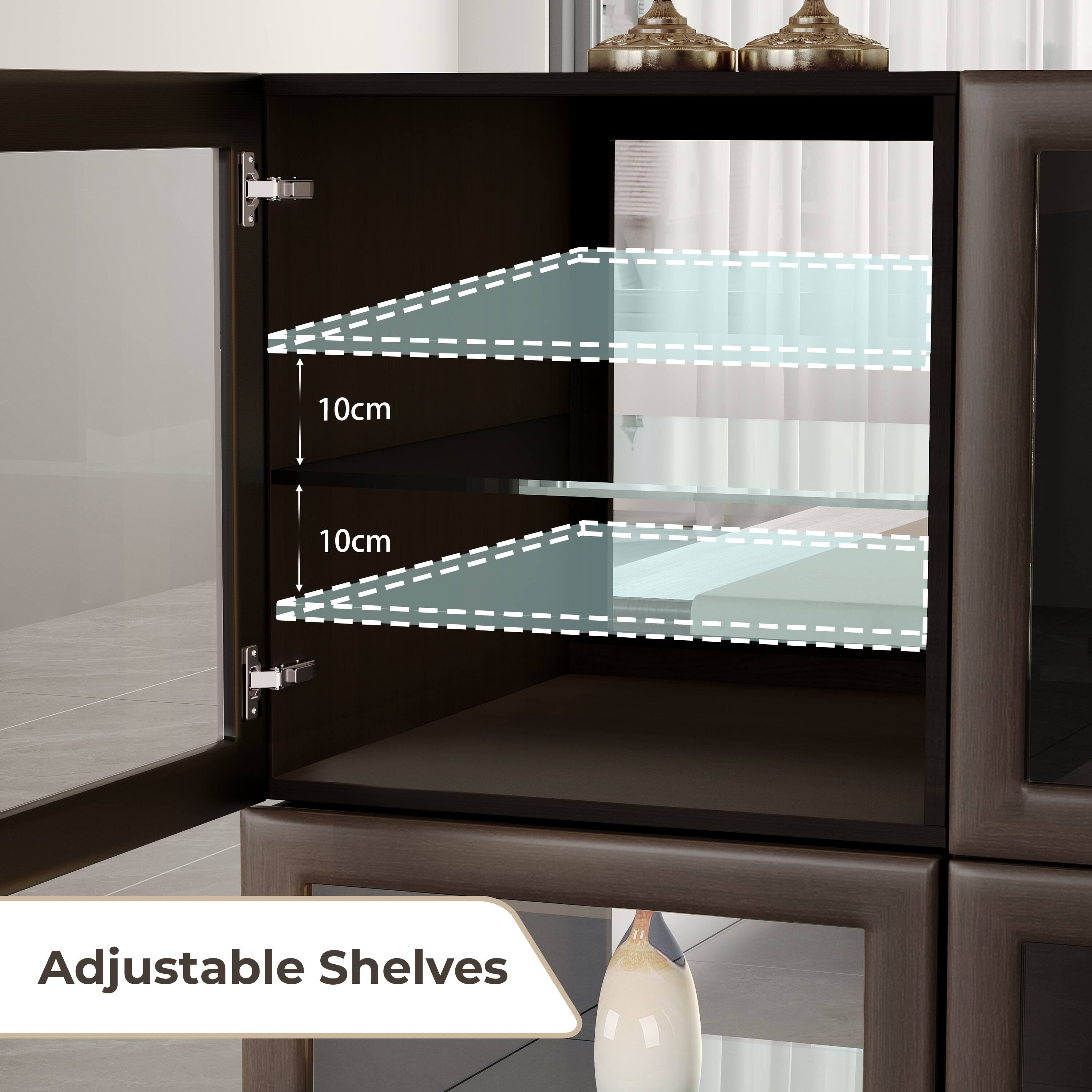 10cm Adjustable Shelves  
10cm Adjustable Shelves