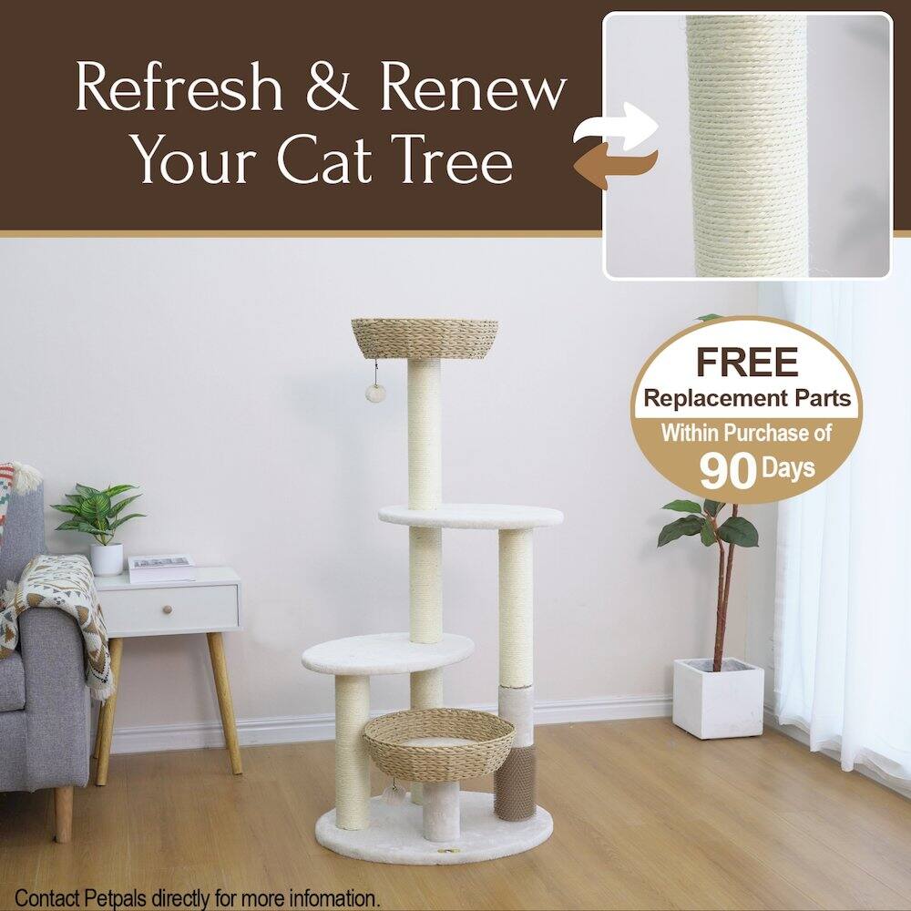 Refresh & Renew Your Cat Tree

FREE Replacement Parts Within Purchase of 90 Days

Contact Petpals directly for more information.
