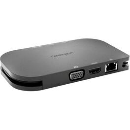 Kensington - SD1610P Docking Station - for Tablet, Notebook, Projector, Monitor - 60 W - USB Type C - 4K - 3840 x 2160 - 3 - Gray