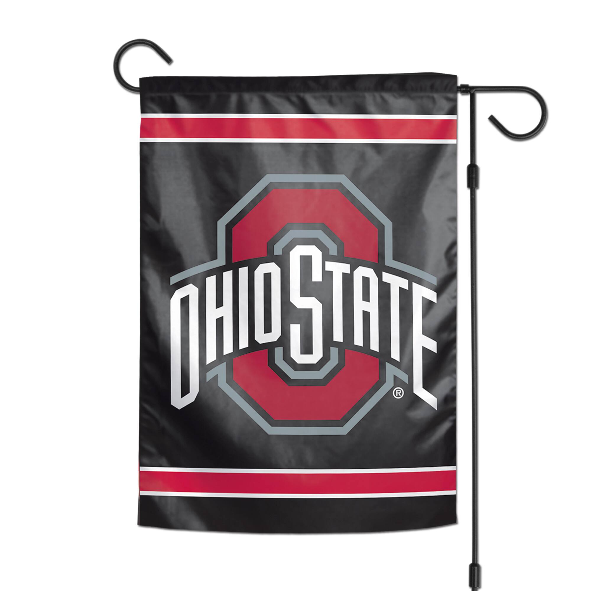 Alt View 1. WinCraft - Ohio State Buckeyes 12" x 18" Double-Sided Garden Flag - Multicolor.
