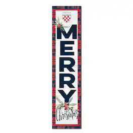 Jardine - Richmond Spiders 12'' x 48'' Outdoor Merry Christmas Leaner - White